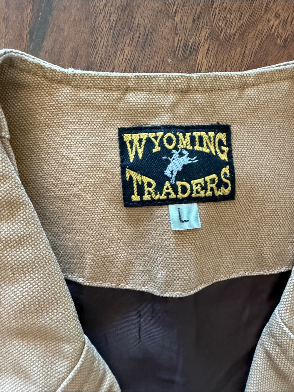 Khaki Men's Work Vest - Picture 3 of 5